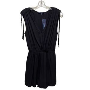 One Clothing sleeveless v-neck romper black size medium